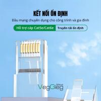 Hạt Mạng RJ45 CAT6e UTP Xuyên Thấu 8P8C - V-E011